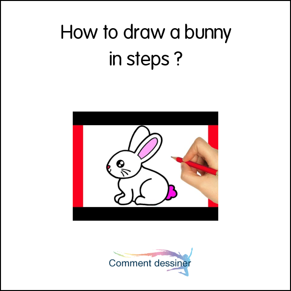 How to draw a bunny in steps